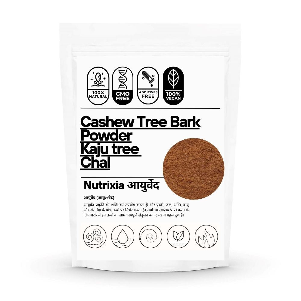 Cashew Tree Bark Powder – 100% Natural Ayurvedic Herbal Powder Nutrixia