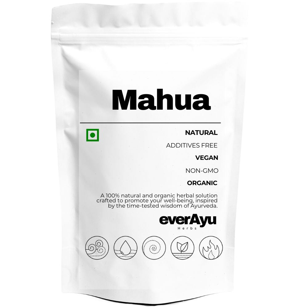 mahua, madhuca indica, indian butter tree, ayurvedic mahua, pongamia seed, mahua dried herb, mahua flowers