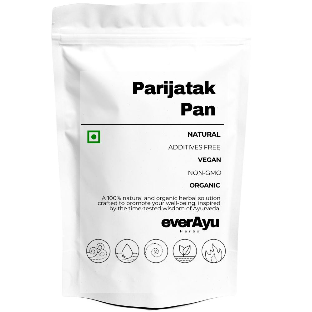 parijatak pan, parijat leaves, harshringar leaf, parijat patta, night jasmine leaf, nyctanthes arbor tristis leaf, parijat patta benefits