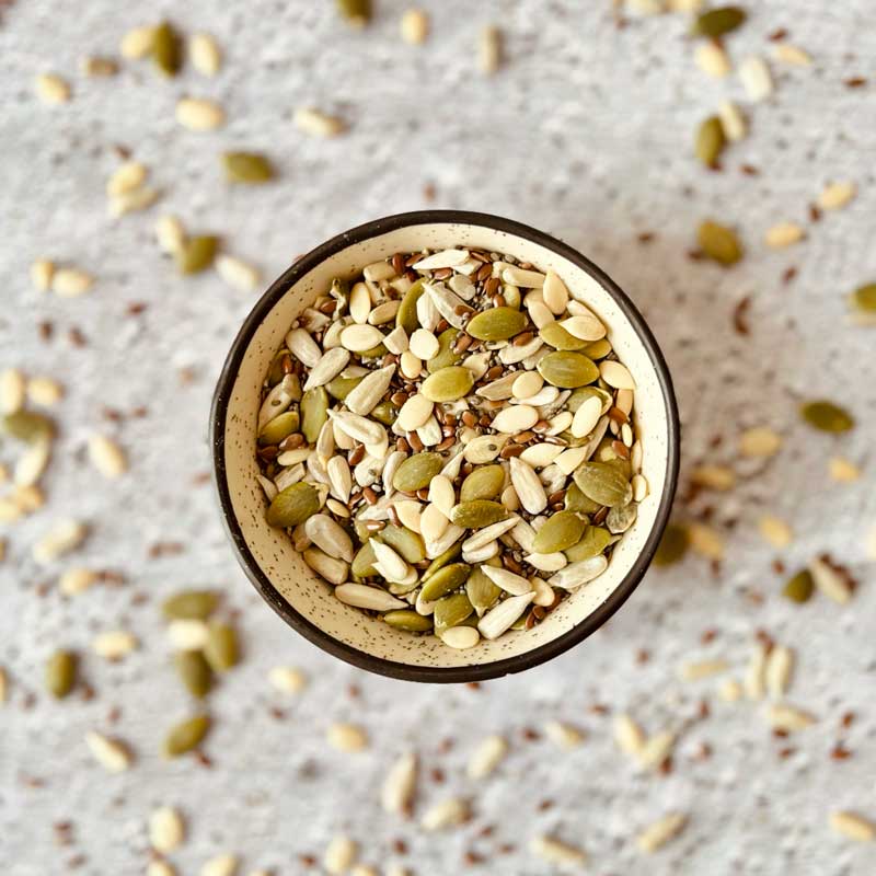 8 in 1 mixed Edible seeds Roasted with Haldi Nutrixia Food