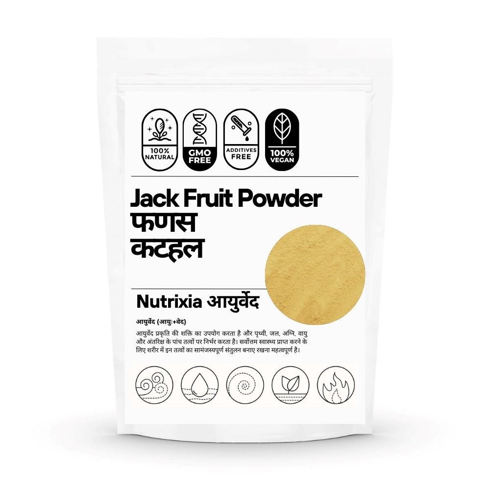 jackfruit powder benefits, jackfruit nutrition, natural digestion aid, superfood for immunity, ayurvedic health supplement, herbal gut health, jackfruit for weight loss, jackfruit for diabetes
Other Indian Names
Hindi: कटहल पाउडर (Kathal Powder)
Marathi: फणस पावडर (Phanas Powder)
Tamil: பலாப்பழ பொடி (Palapazha Podi)
Telugu: పనస పండు పొడి (Panasa Pandu Podi)
Kannada: ಹಲಸಿನ ಹಣ್ಣು ಪುಡಿ (Halasin Hannu Pudi)