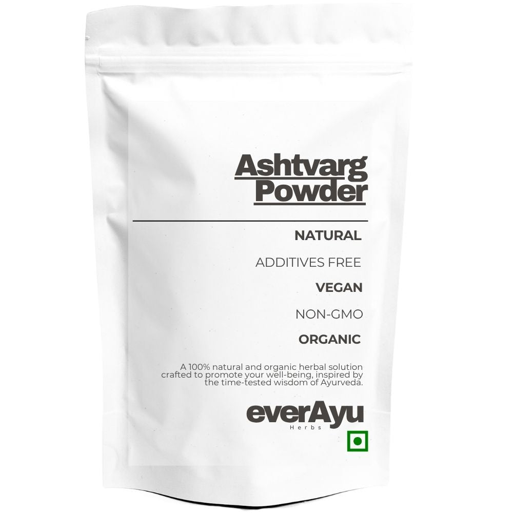 Pure Ashtvarg Powder Churna – Ayurvedic Eight-Herb Blend (Riddhi, Vriddhi, Jeevak, Kakoli, Meda, Mahameda)