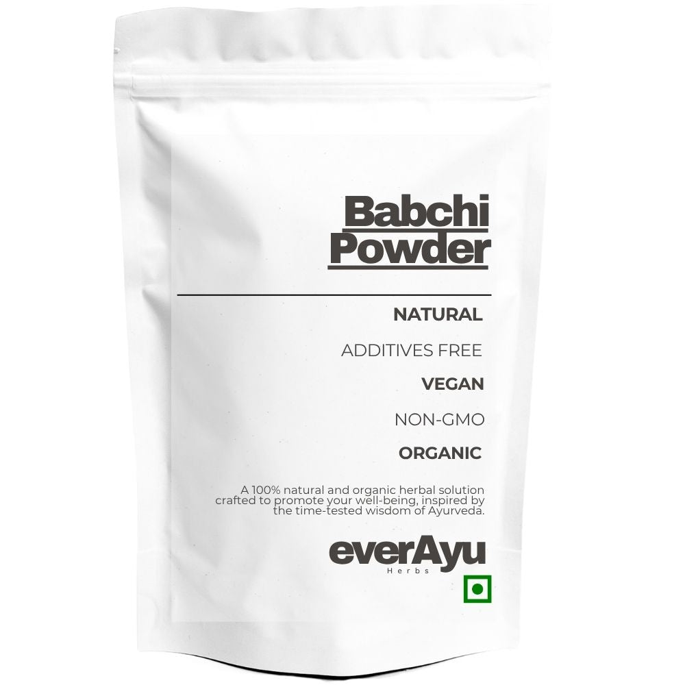 Pure Babchi Powder – Bakuchi / Purple Fleabane (Psoralea corylifolia) Ayurvedic Herb