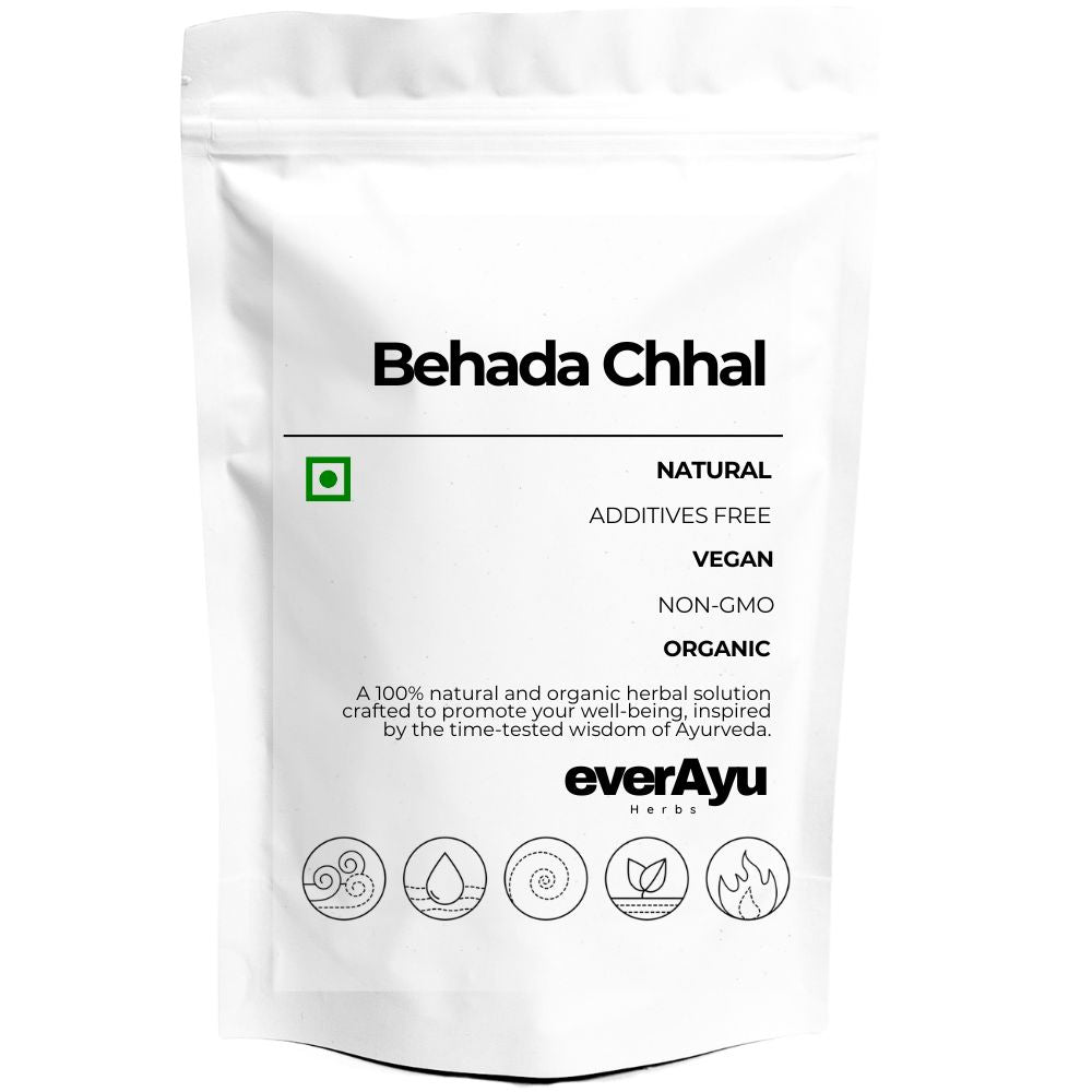 Behada Chhal (Beheda Bark / Vibhitaki / Terminalia bellerica) – Ayurvedic raw herb for digestion, detox, and Kapha balance