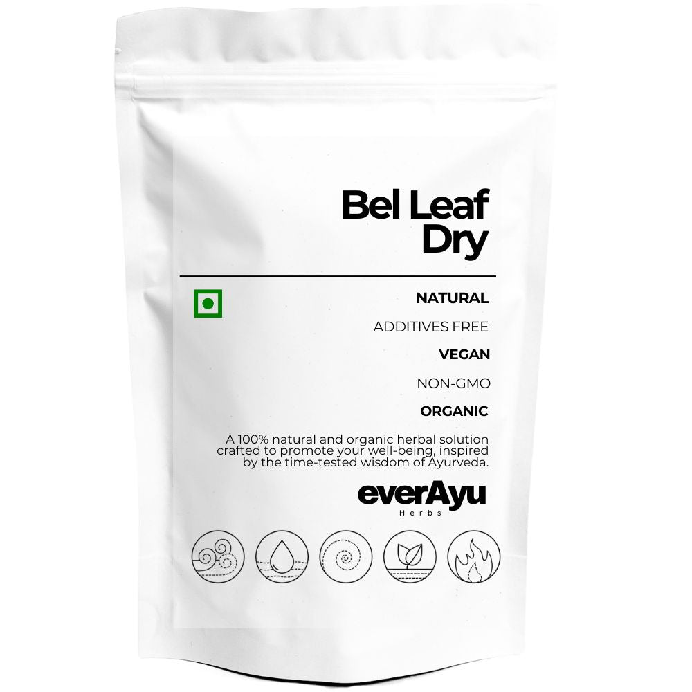 Bel Leaf Dry (बेल पत्ता) – Aegle marmelos – Ayurvedic raw herb for wellness and rituals.