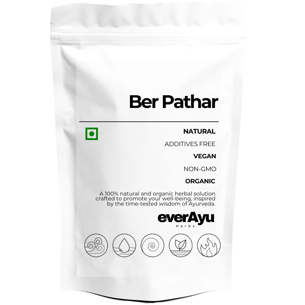 Natural Ber Pathar (बेर पत्थर / Fossil Encrinite) – Ayurvedic mineral in raw form.
