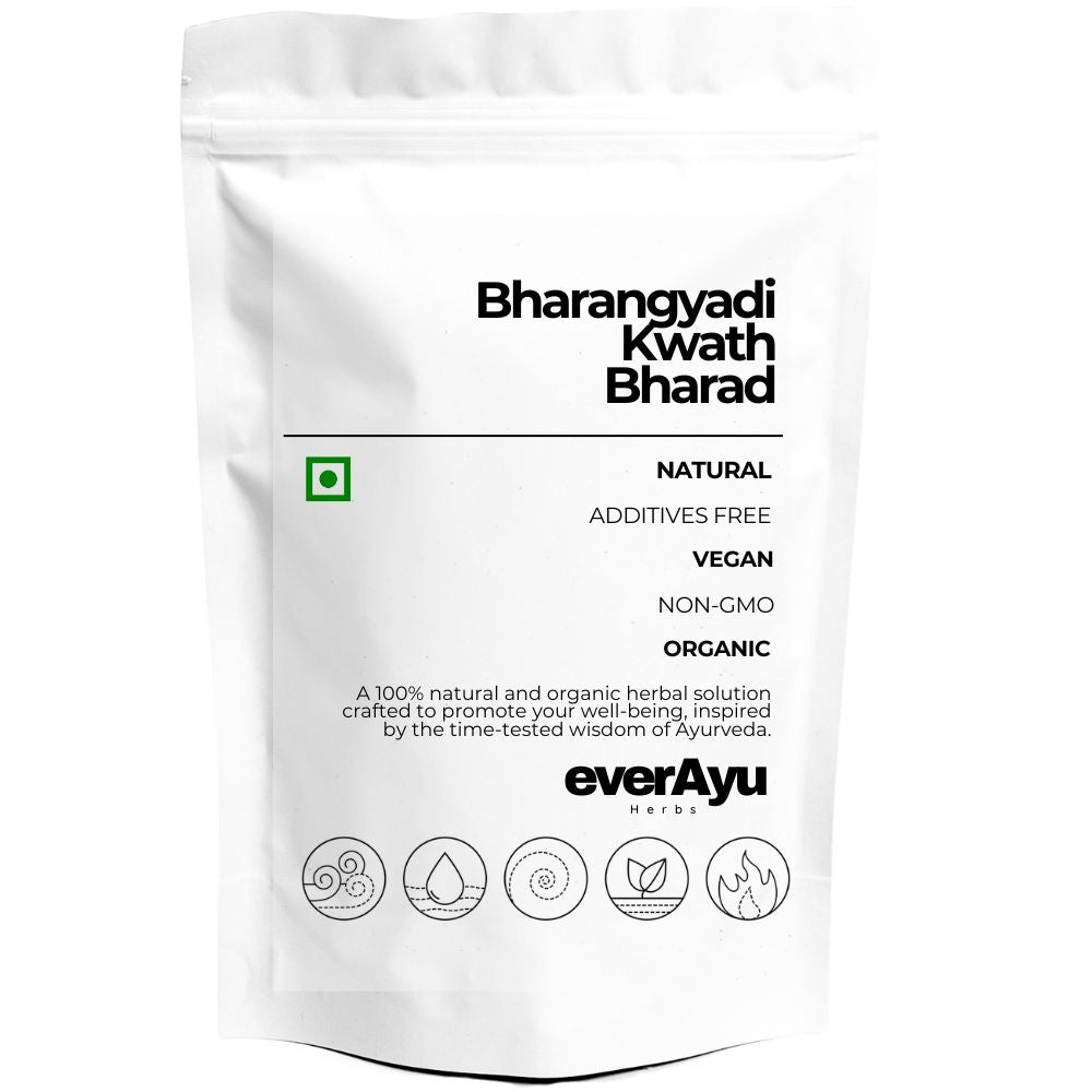 Bharangyadi Kwath Bharad (Clerodendrum serratum blend) – Ayurvedic raw herbs for decoction (kadha).