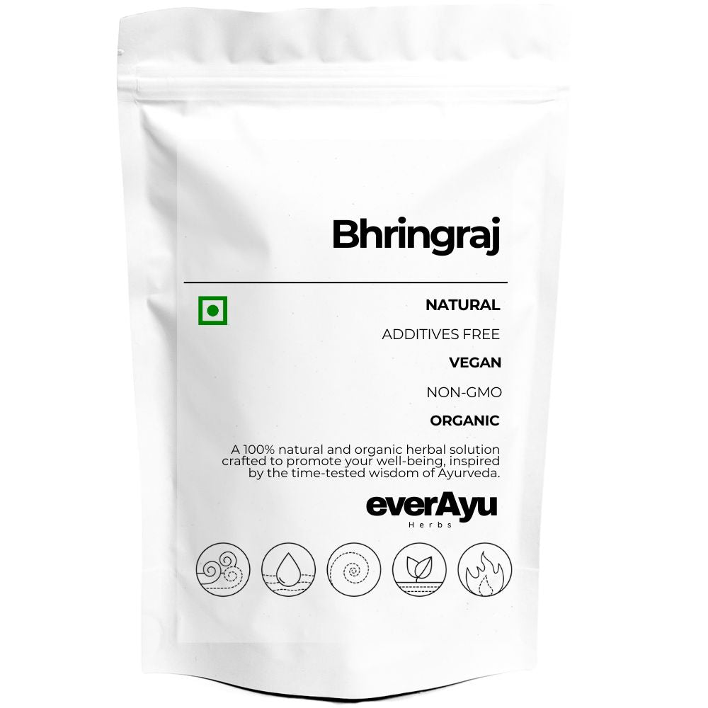 Bhringraj raw herb – Eclipta prostrata – Ayurvedic False Daisy for hair and vitality