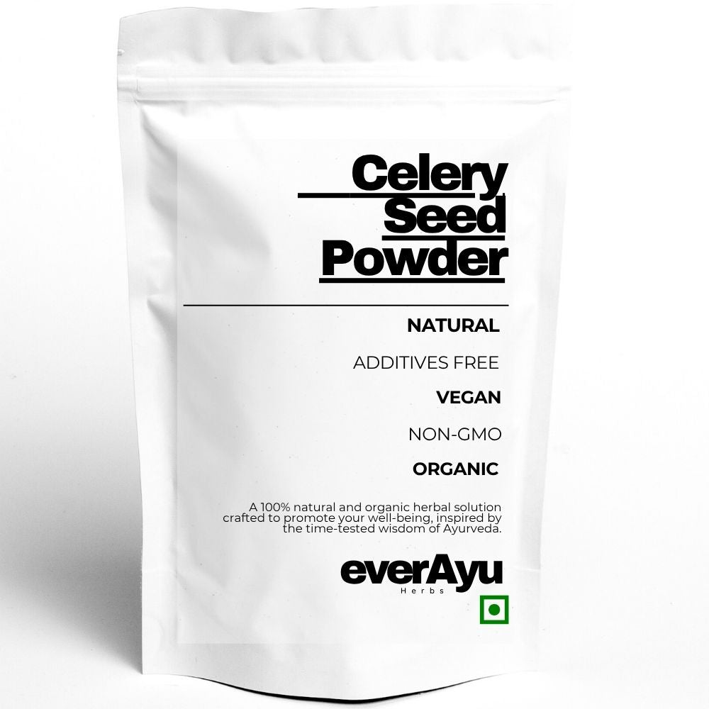 celery seed powder, ajmoda powder, ajmod churna, apium graveolens powder, ayurvedic celery powder