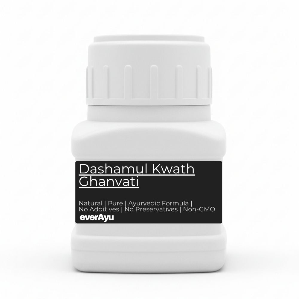 Dashamul Kwath Ghanvati, Dashamool Kwath Tablets, Dashamula Ghanvati, दशमूल क्वाथ घनवटी, Ayurvedic Dashamool Tablets, Dashmool Ayurveda