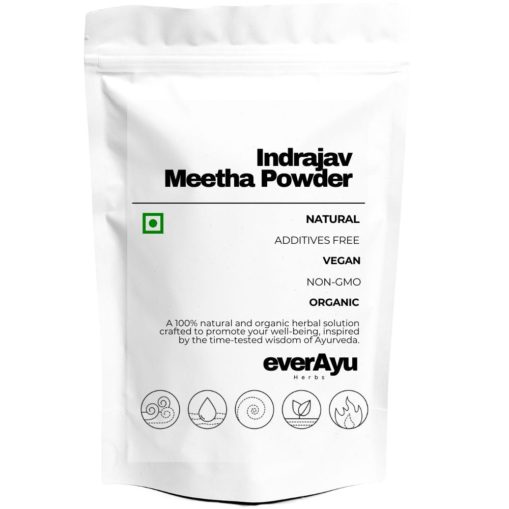 Indrajav Meetha Powder Sweet Indrajau Churna Holarrhena pubescens Ayurvedic Herbal Powder