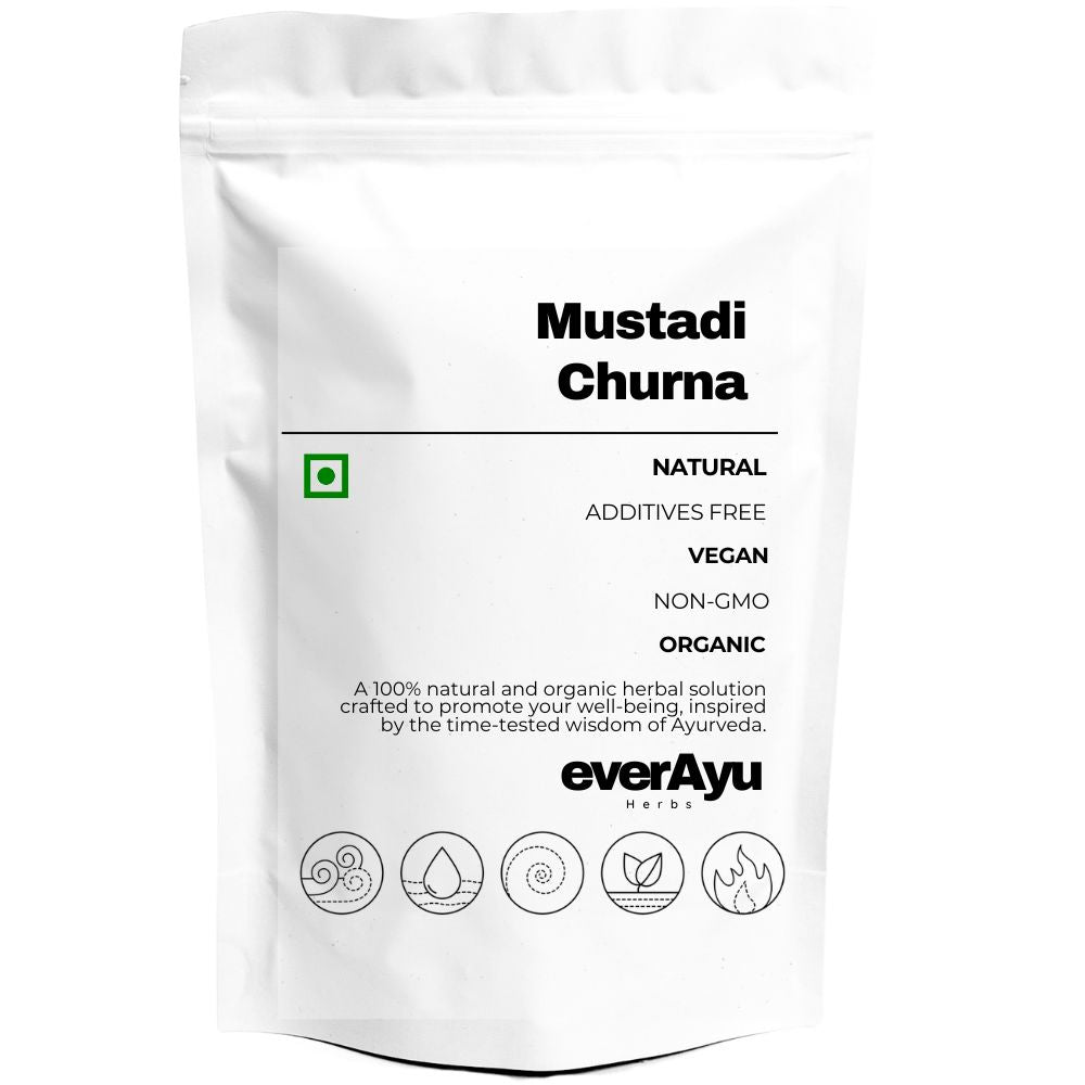 mustadi churna, musta churna, nagarmotha powder, cyperus rotundus churna, ayurvedic digestive powder, herbal detox powder