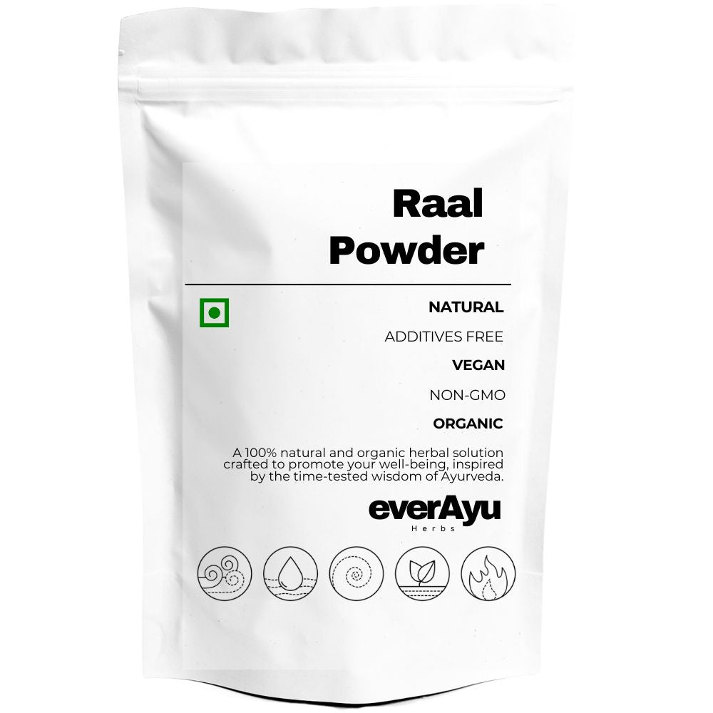 Raal Powder Shorea robusta Sal tree resin Ayurvedic herbal gum natural detox