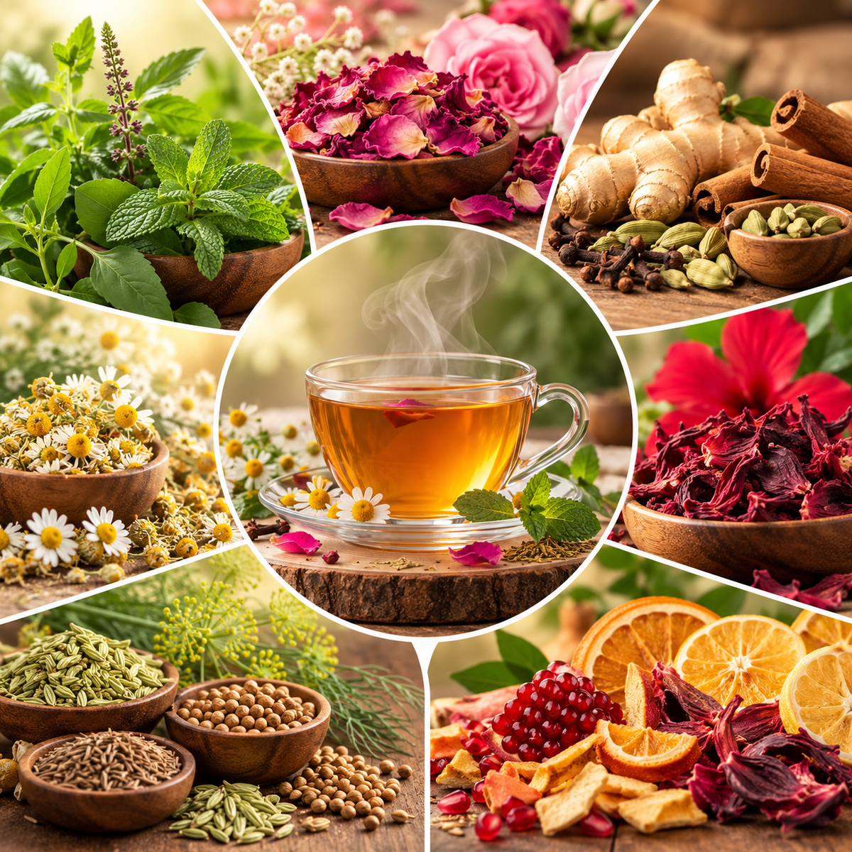 Herbal Tea Ingredients Online India | Flower, Leaf & Spice Tea – EverAyu everAyu