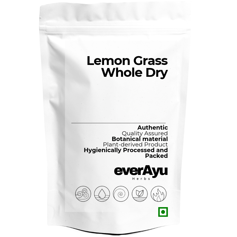 Lemongrass Whole Dry | Lemon Grass Leaves | Cymbopogon citratus | Nimbu Ghas | Herbal Tea everAyu