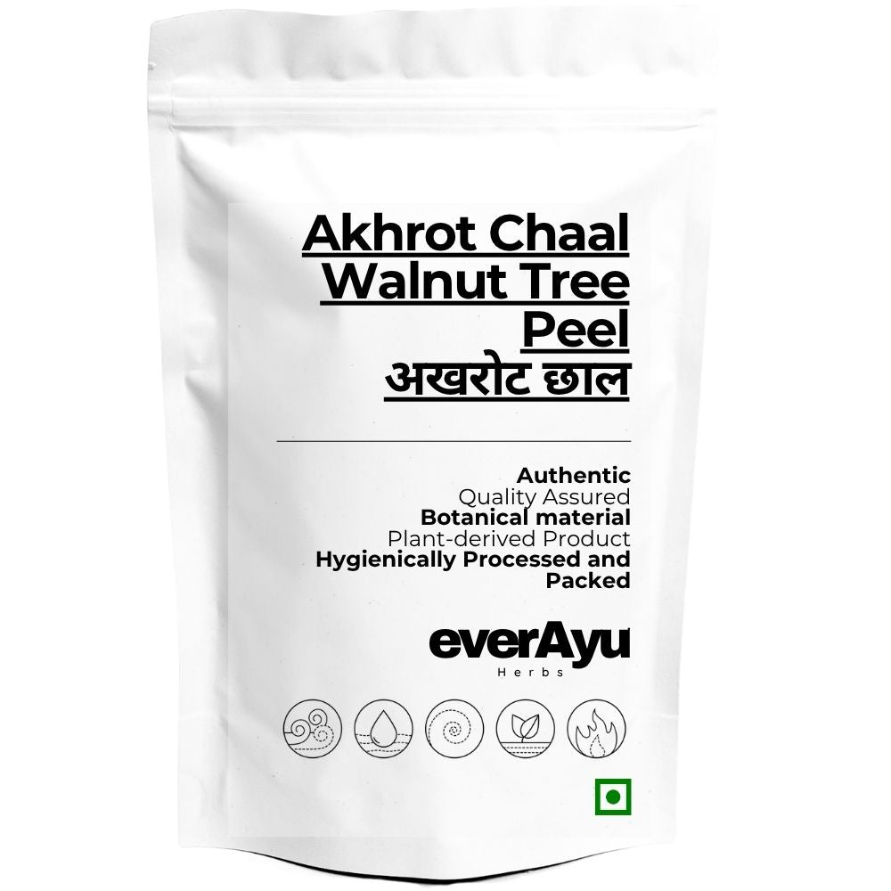Akhrot Chaal Whole | Walnut Tree Peel | अखरोट छाल | Dandasa | Datun | Juglans Regia Linn | Whole everAyu