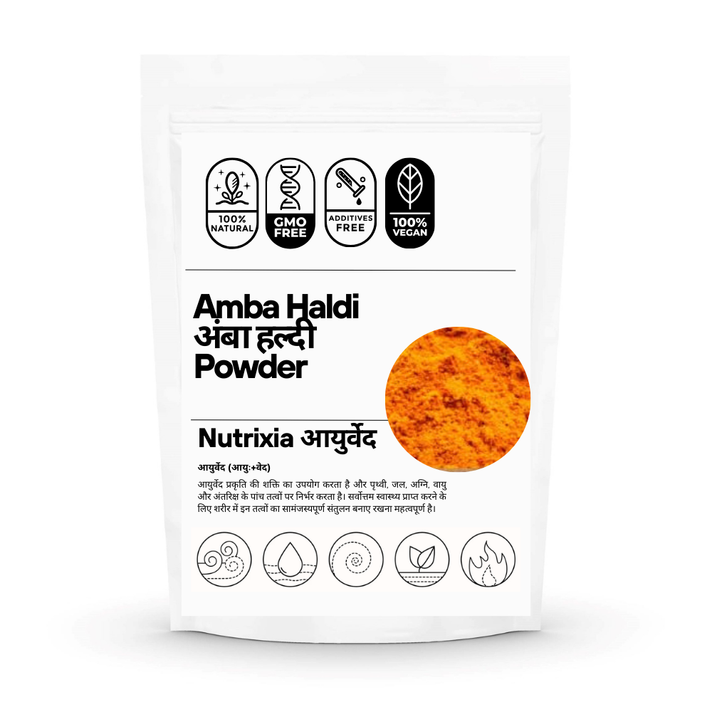 Amba Haldi / अंबा हल्दी / curcuma aromatica Mango Ginger Botanical name curcuma aromatica    Other Names: Aam Aadaa, Mango Ginger, Mango Turmeric, Gingembre mangue, Safranwurz, Aambaa Haldar, Amba Haldi, Ama Haldi, Kapoorhaldi, Ban Haldi, Ambarasini, Huli Arseen, 