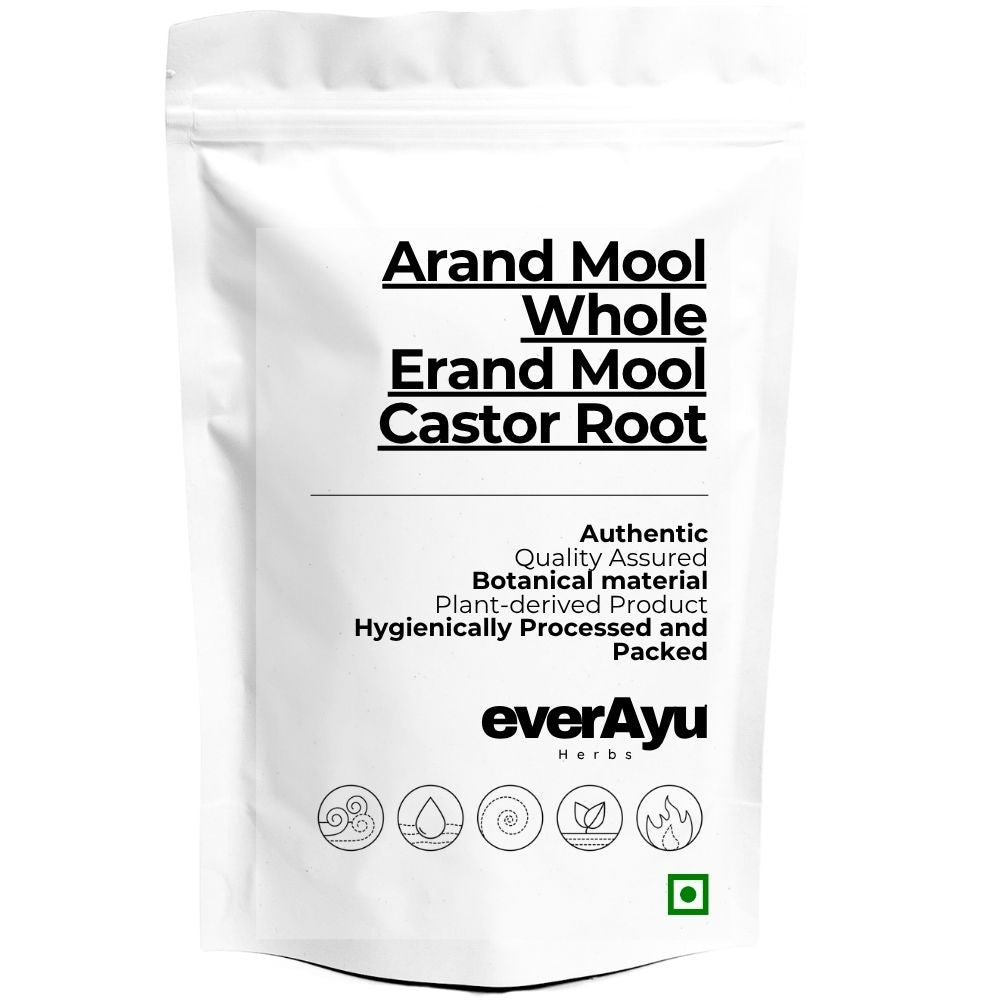 Arand Mool | Erand Mool | Castor Root | Ricinus communis Root | Whole everAyu
