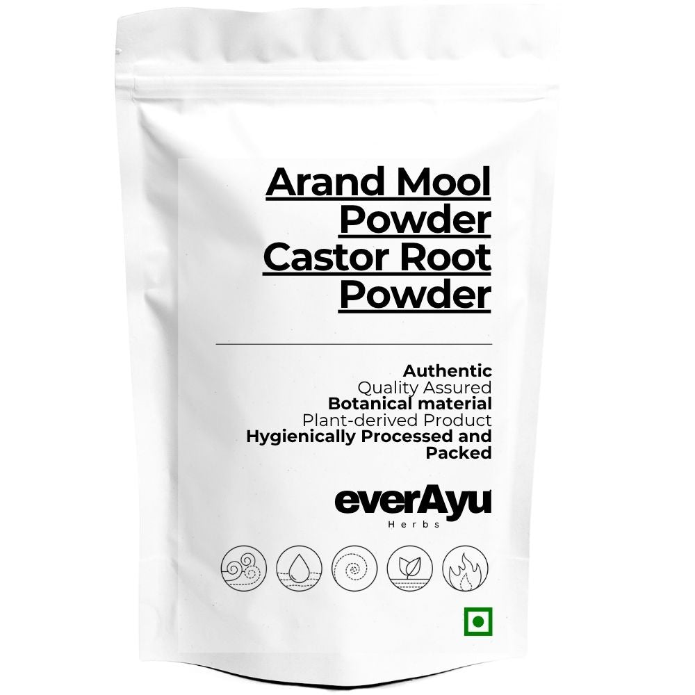 Arand Mool Powder | Castor Root Powder | Arandi Jadd Powder | Erand Mool Powder | Ricinus communis Root Powder everAyu