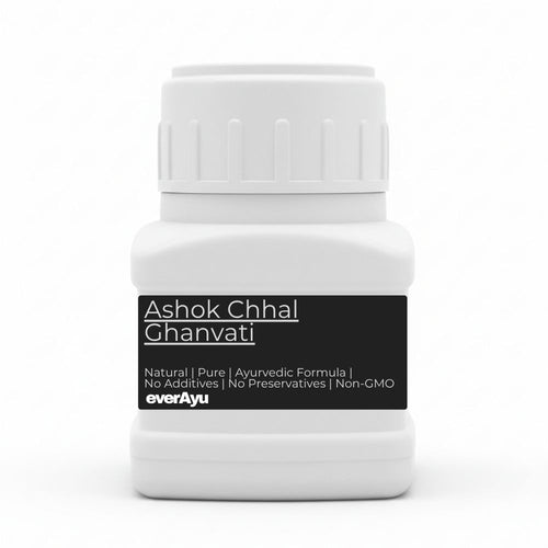 Ashok Chhal Ghanvati, Ashoka Chal Ghanvati, अशोक छाल घनवटी, Ashoka Bark Tablet, Saraca asoca Tablets, Ashoka Ayurvedic Medicine, Herbal Ashoka Tablets