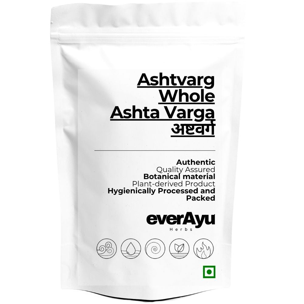 Ashtvarg Whole | Ashta Varga | Ashtaverg | Asht Varg | Traditional Botanical Ingredient | Whole everAyu