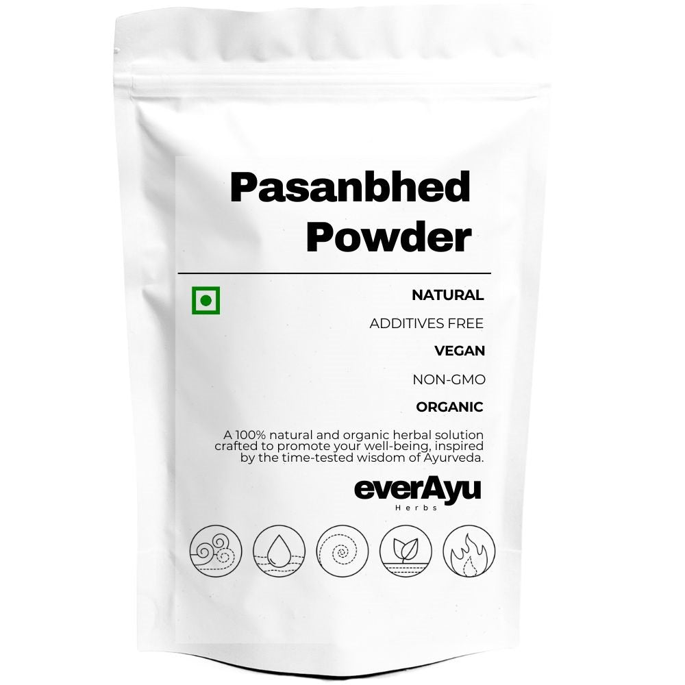 Authentic Pasanbhed Powder (Bergenia ligulata) – traditional Ayurvedic herb for balance, detox, and vitality.