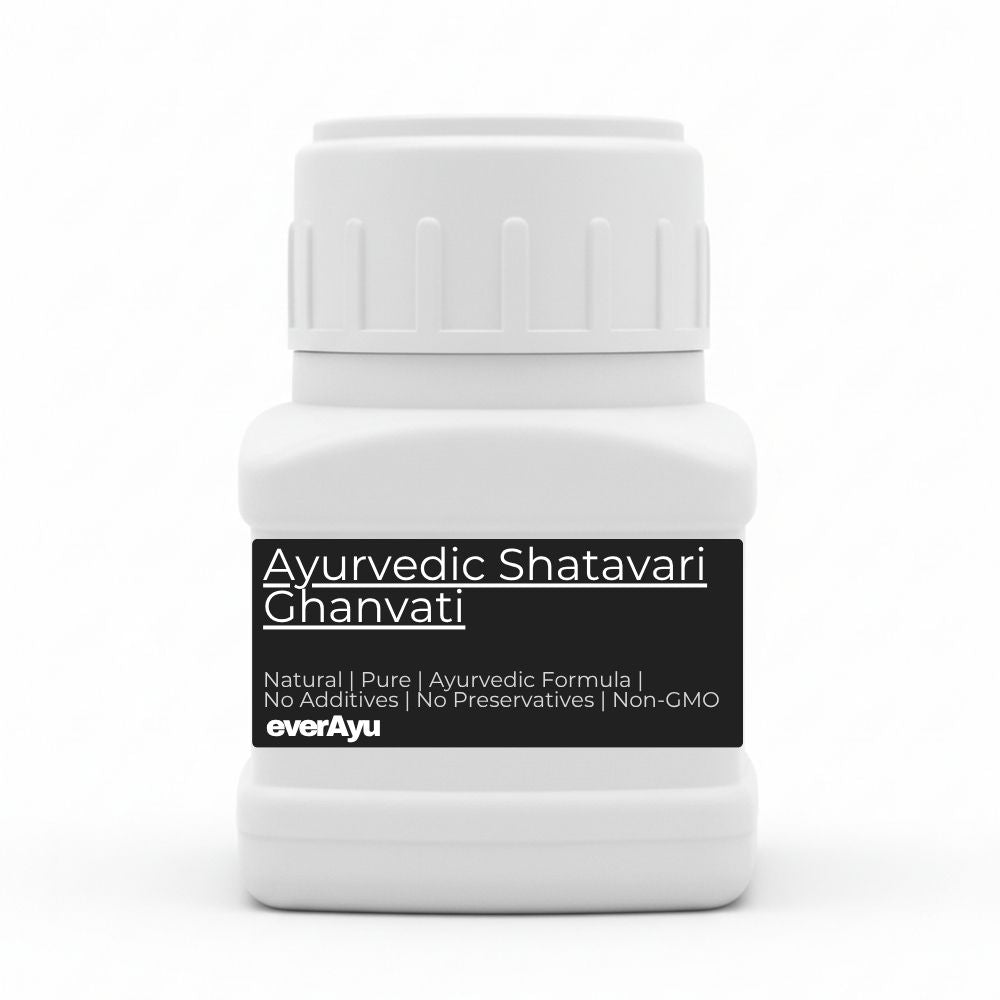 Shatavari Ghanvati, Ayurvedic Shatavari Tablets, Satavari Ghan Vati, Ayurvedic balance supplement, Herbal vitality tablets, Shatavari extract tablets