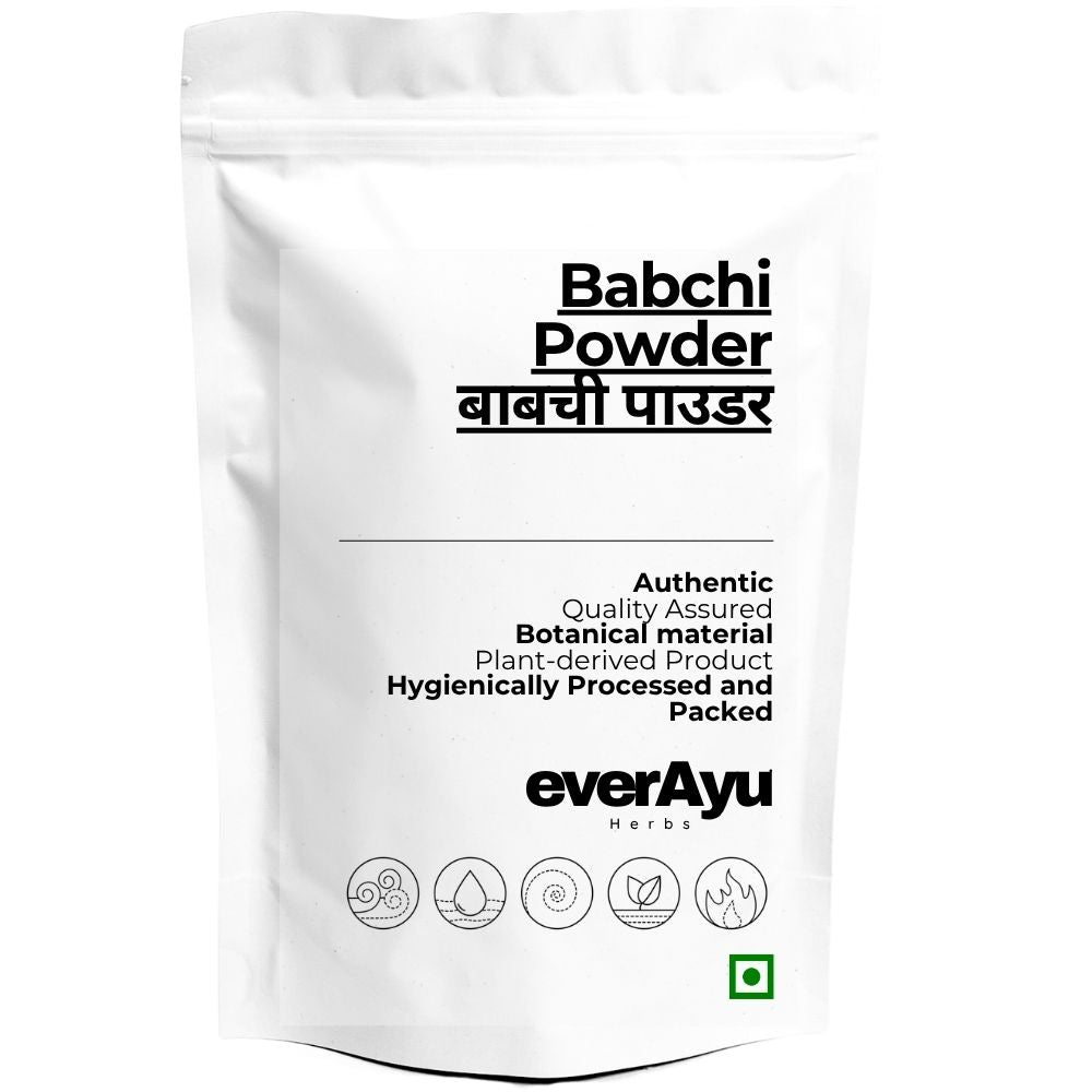Babchi Powder | बाबची पाउडर | Bakuchi Powder | Purple Fleabane Powder | Psoralea corylifolia Powder everAyu