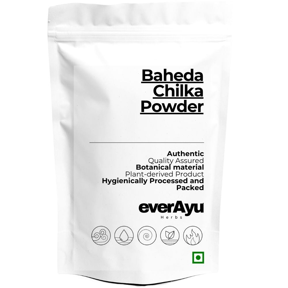Baheda Chilka Powder | बहेडा चिल्का पाउडर | Bahera Peel Powder | Terminalia bellirica Peel Powder | Bibhitaki Powder everAyu