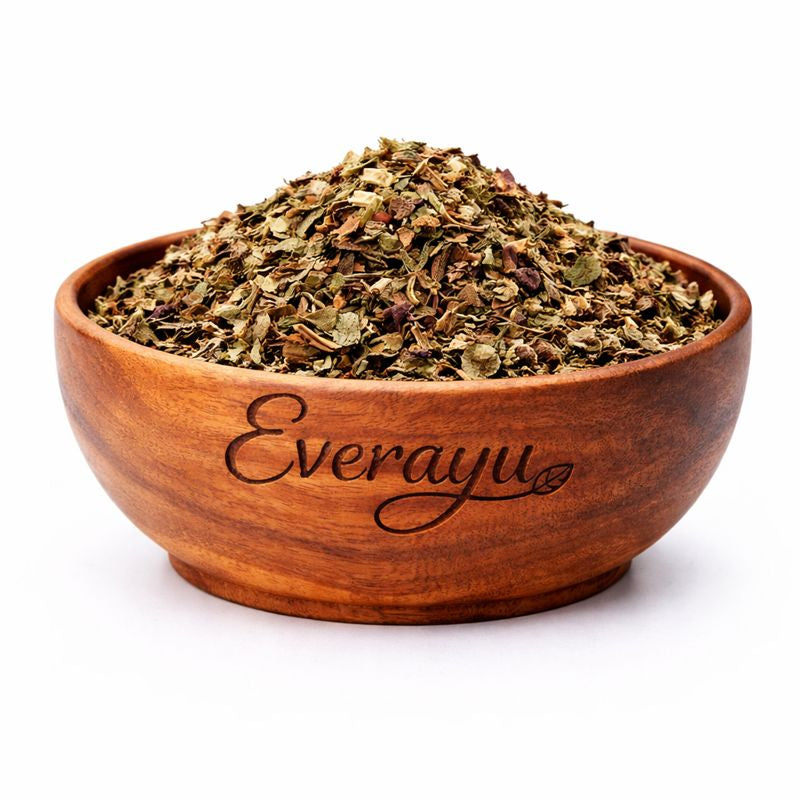 Basil Leaves Whole | Tulsi Patta | तुलसी पत्ता | Holy Basil Leaves | Ocimum sanctum | Whole Dried Leaves everAyu