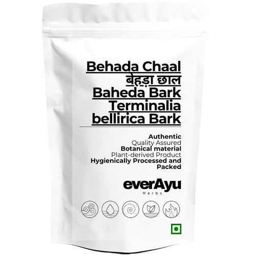 Behada Chaal Whole | बेहड़ा छाल | Baheda Bark | Terminalia bellirica Bark | Bibhitaki Bark | Whole Dried Bark everAyu