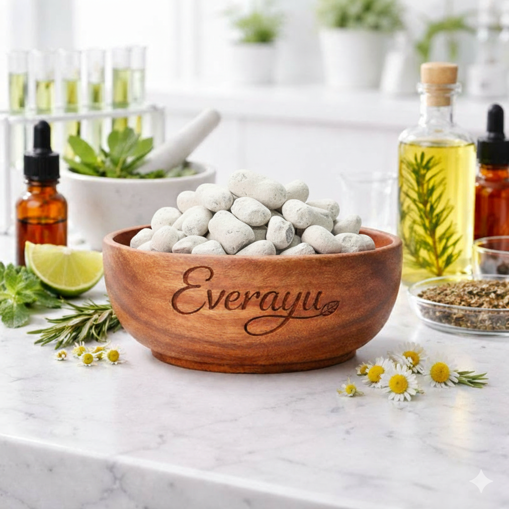 Natural Ber Pathar (बेर पत्थर / Fossil Encrinite) – Ayurvedic mineral in raw form.