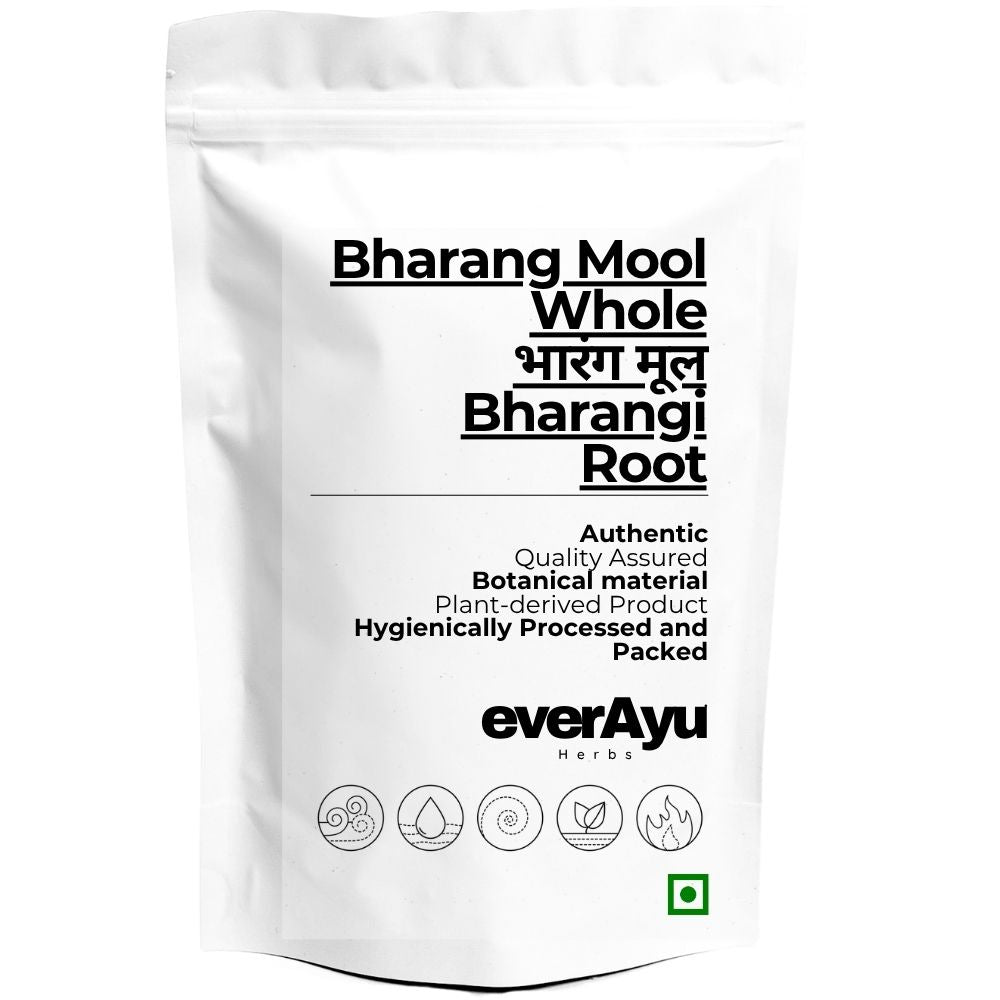 Bharang Mool Whole | भारंग मूल | Bharangi Root | Bhadangi | Clerodendrum serratum Root | Serrate Glory Bower Root | Whole Dried Root everAyu