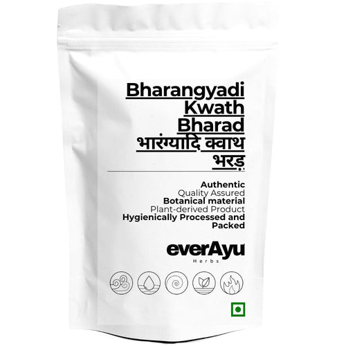Bharangyadi Kwath Bharad | भारंग्यादि क्वाथ भरड़ | Traditional Herbal Kwath Blend | Coarse Herbal Preparation everAyu