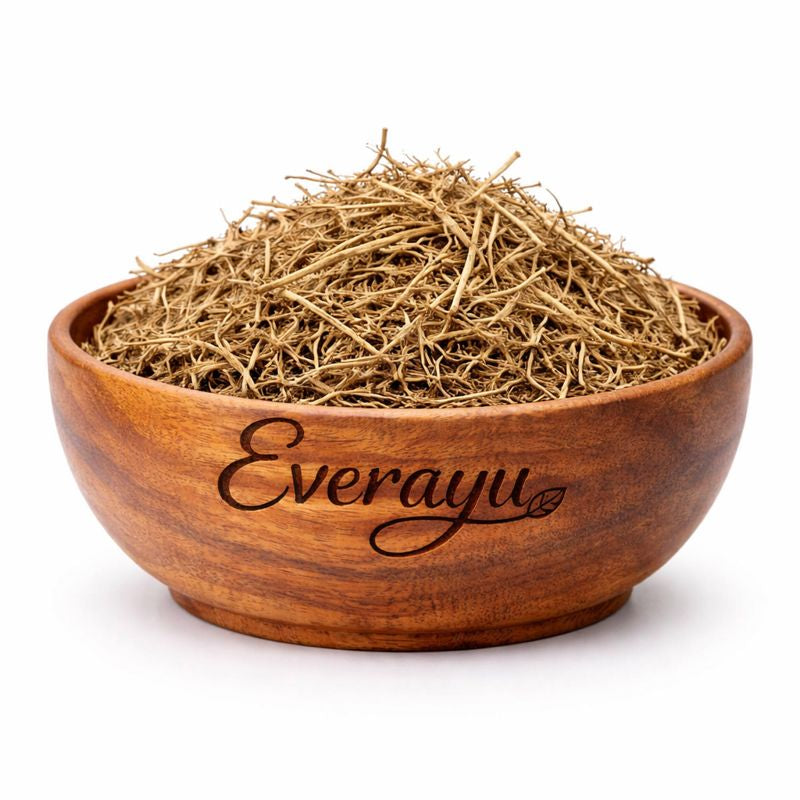 Everayu herbal product packaging made with carefully sourced herbs, clean labeling and natural ingredient presentation