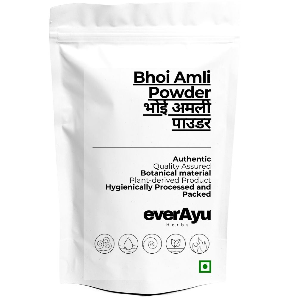 Bhoi Amli Powder | भोई अमली पाउडर | Bhumi Amla Powder | Bhumi Amalaki Churna | Phyllanthus niruri Powder | Fine Ground Herb Powder everAyu