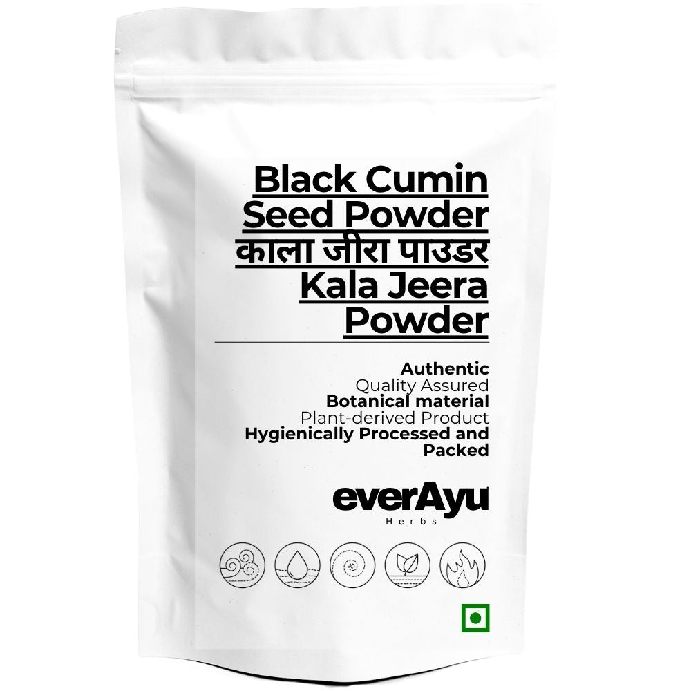Black Cumin Seed Powder | काला जीरा पाउडर | Kala Jeera Powder | Kali Jiri Powder | Bunium persicum Powder | Fine Ground Seed Powder everAyu