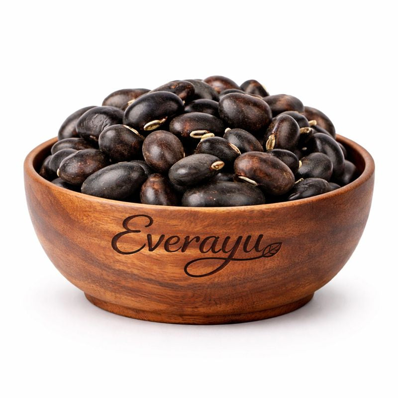 Black Kaunch Beej (Kaunch Kala / Mucuna pruriens) – 100 % natural Ayurvedic herb traditionally used for strength, vitality, and balance.