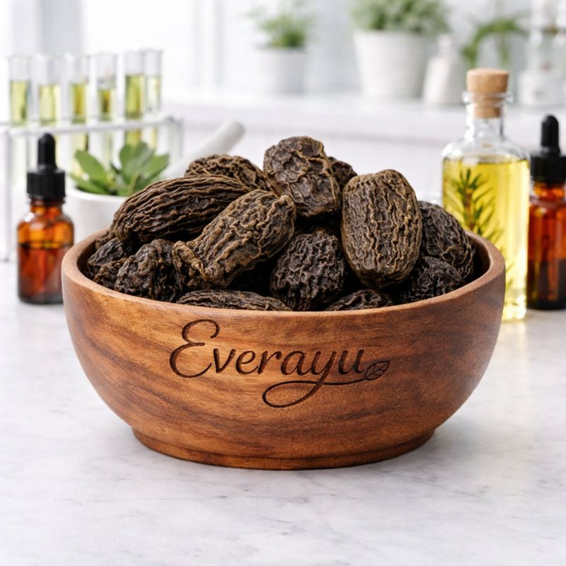 Black Kharik (Sukha Khajur / Dried Dates) – 100 % natural, sun-dried Ayurvedic dry fruit known for nourishment, vitality, and traditional health support.