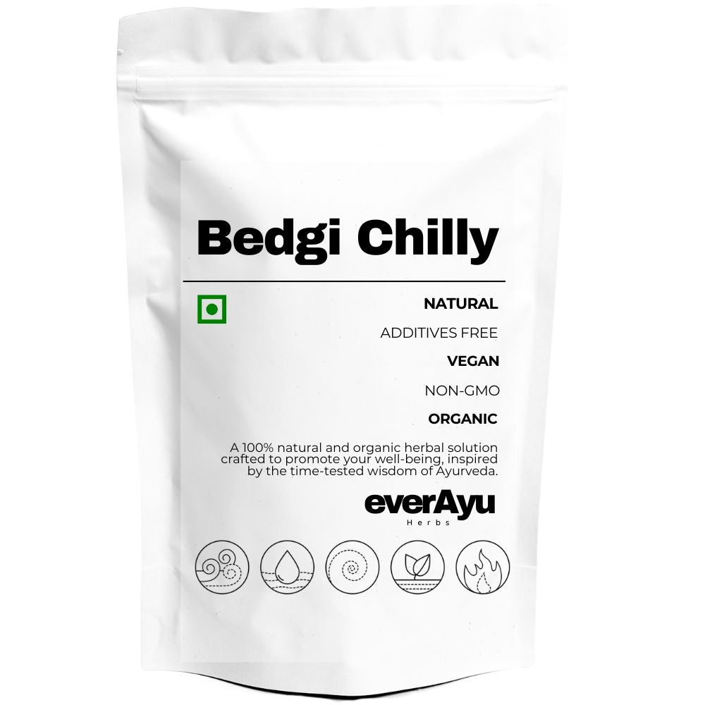 Bedgi Chilli / बेडगी मिर्च / CAPSICUM ANNUM L., CAPSICUM FRUTESCENS L - Whole everAyu