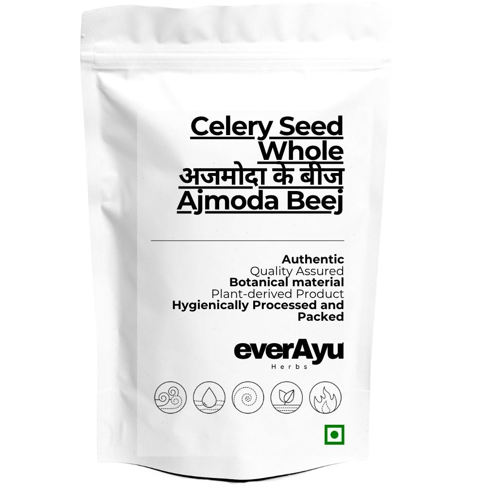 Celery Seed Whole | अजमोदा के बीज | Ajmoda Beej | Apium graveolens Seeds | Celery Seeds | Whole Spice Seeds everAyu