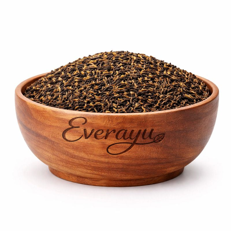 Black Cumin Seeds (Kala Jeera / Kali Jiri) – Pure, natural Ayurvedic herb known for its traditional use in digestion and wellness.