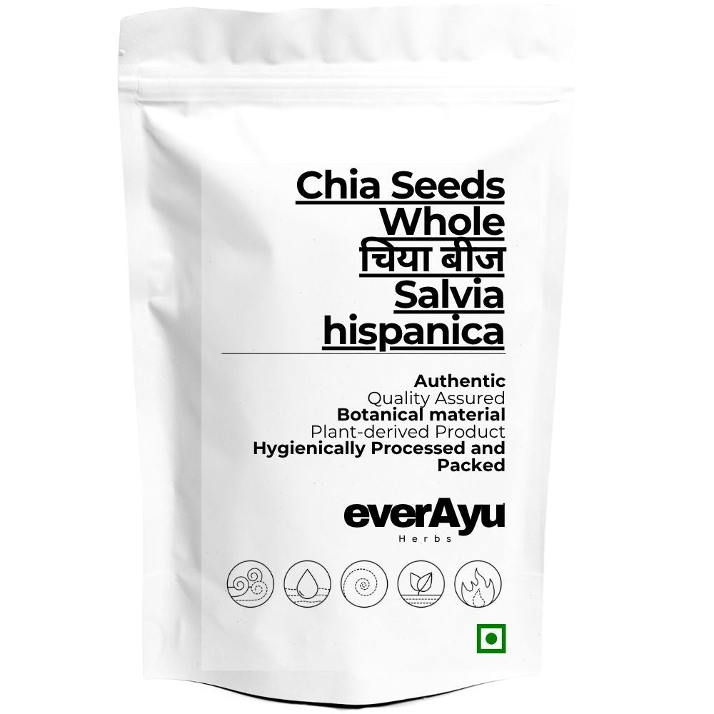 Chia Seeds Whole | चिया बीज | Salvia hispanica | Whole Chia Seeds | Natural Seed Product | Premium Chia everAyu