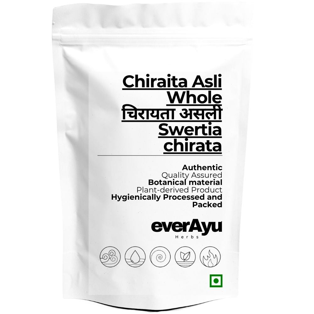 Chiraita Asli Whole | चिरायता असली | Swertia chirata | Chirata Whole Herb | Indian Gentian | Whole Botanical Herb everAyu