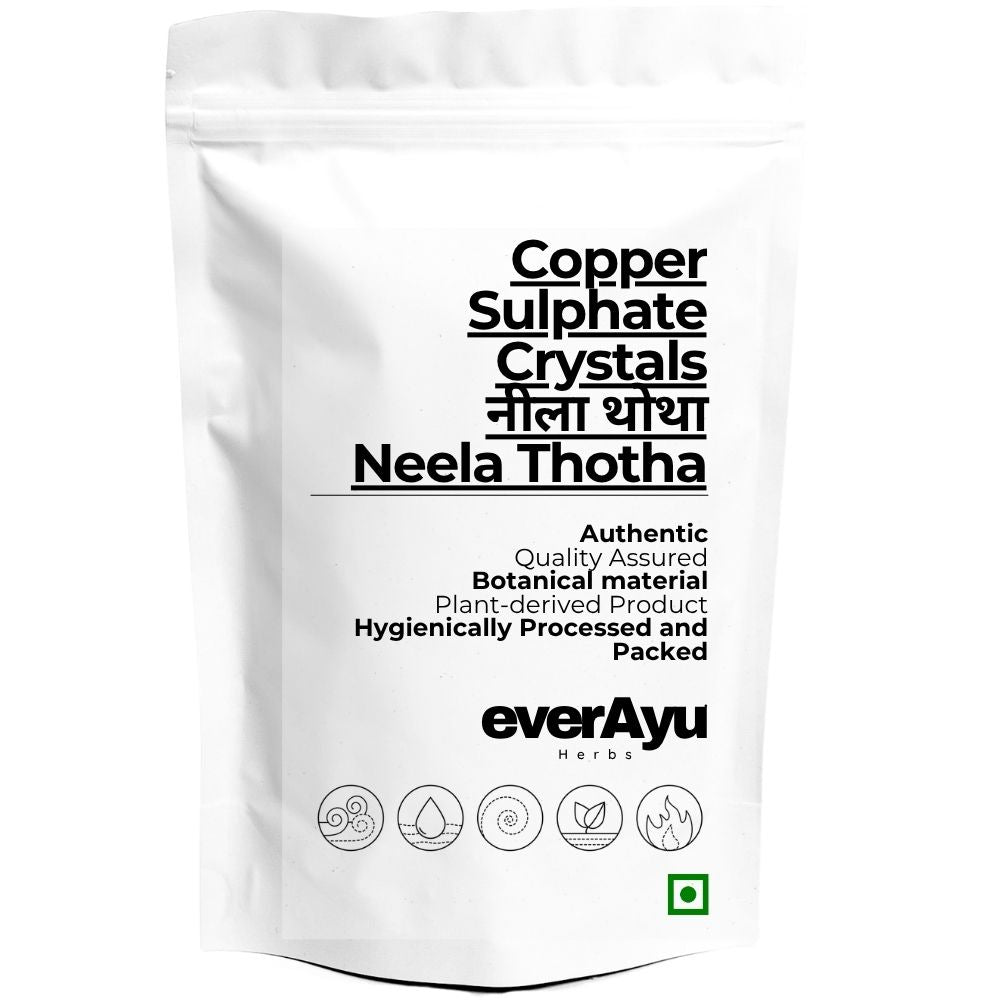 Copper Sulphate Crystals | नीला थोथा | Neela Thotha | Nila Thotha | Copper Sulfate | Crystalline Mineral Compound everAyu