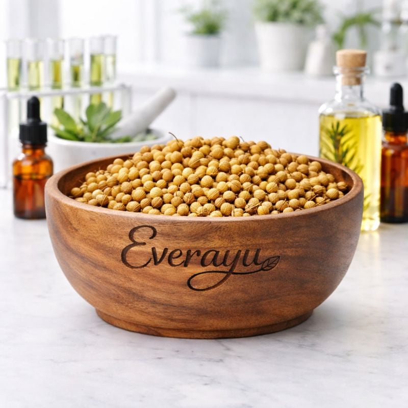 Everayu herbal product processing showing hygienic handling, quality-controlled preparation and standardized methods