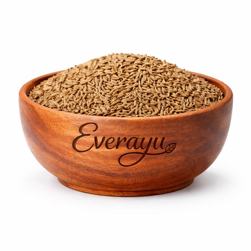 “Cumin Seeds (Cuminum cyminum / Jeera / जीरा) – 100% natural spice, traditionally valued in Ayurveda for digestion, metabolism, and culinary use.”