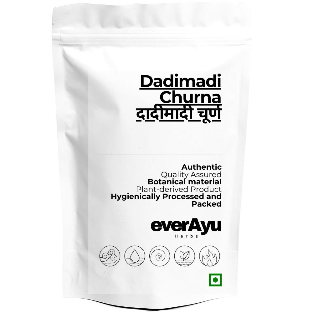 Dadimadi Churna | दादीमादी चूर्ण | Dadimashtaka Churna | Traditional Herbal Powder Blend | Classical Botanical Formulation everAyu