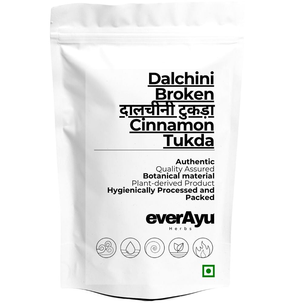 Dalchini Broken | दालचीनी टुकड़ा | Organic Cinnamon Tukda | Cinnamomum verum | Broken Cinnamon Bark | Natural Spice Bark everAyu
