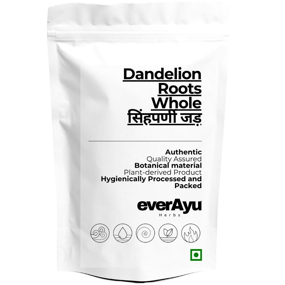 Dandelion Roots Whole | सिंहपर्णी जड़ | Singhparni Jadd | Taraxacum officinale Root | Dandelion Root | Whole Botanical Roots everAyu